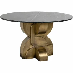 Ronde Eettafel Maddox - Ø130 cm - Marmer - Loft24.nl