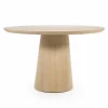 Ronde Eettafel Nola Eikenhout 130 cm - Naturel - Loft24.nl