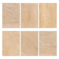 Ronde Eettafel Renaissance Ø130cm Travertin - Beige - Loft24.nl
