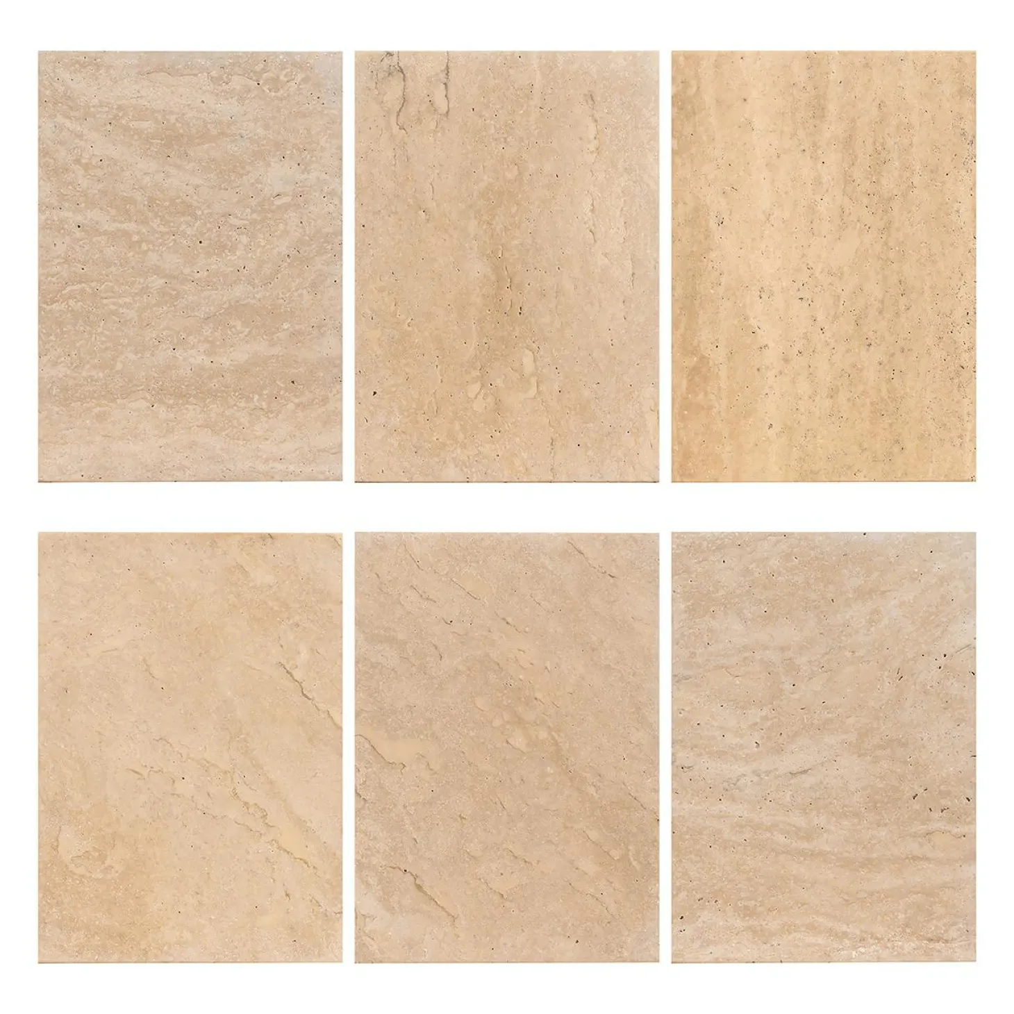 Ronde Eettafel Renaissance Ø130cm Travertin - Beige - Loft24.nl