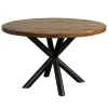 Ronde Eettafel Selva Mangohout - ø130cm Naturel - Loft24.nl