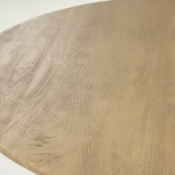 Ronde Eettafel Tycho Mangohout 150cm - Naturel - Loft24.nl