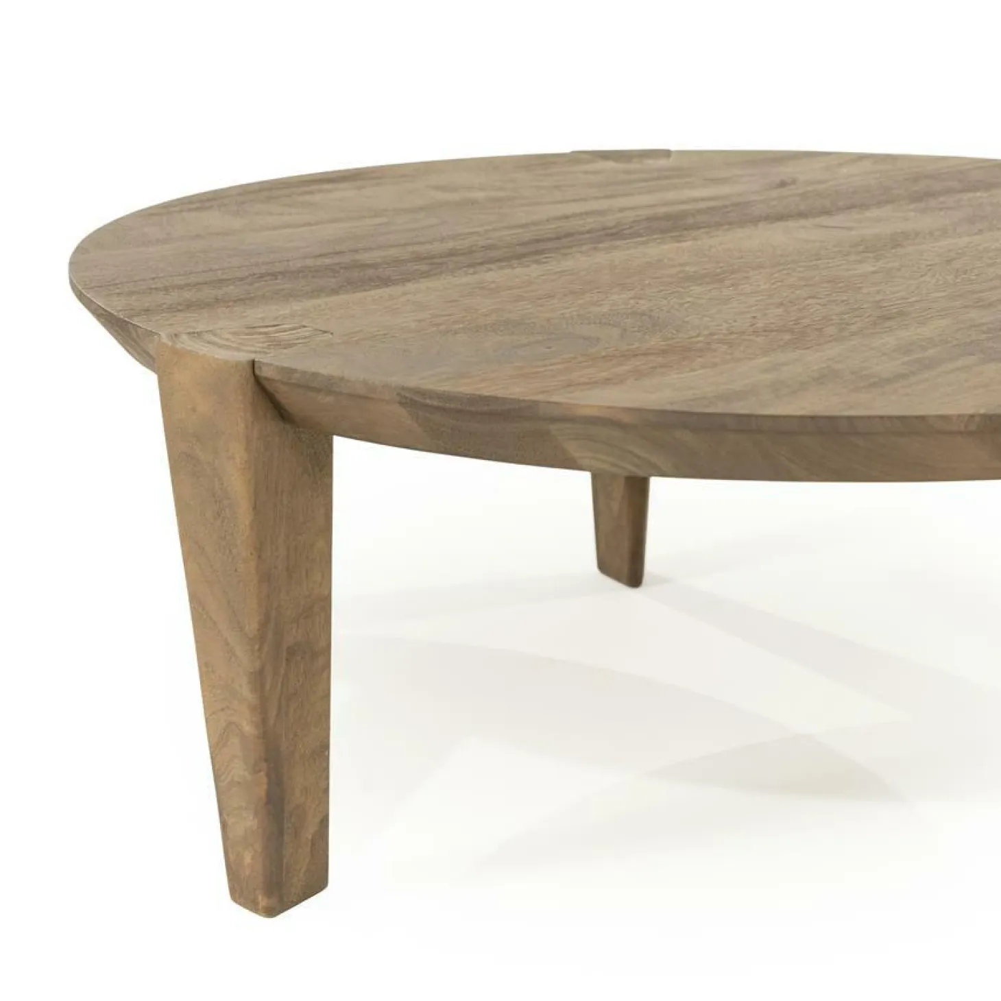 Ronde Salontafel Davina Mangohout - 80 cm - Loft24.nl