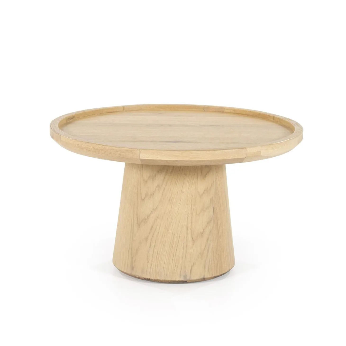 Ronde Salontafel Leia Eikenhout 66cm - Naturel - Loft24.nl