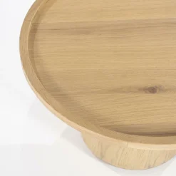 Ronde Salontafel Leia Eikenhout 66cm - Naturel - Loft24.nl