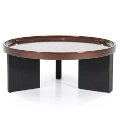Ronde Salontafel Mayson 90cm - Rood - Loft24.nl