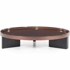 Ronde Salontafel Mayson 120cm - Rood - Loft24.nl