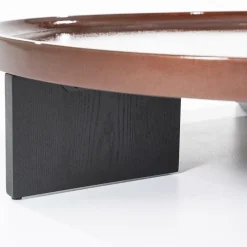Ronde Salontafel Mayson 120cm - Rood - Loft24.nl