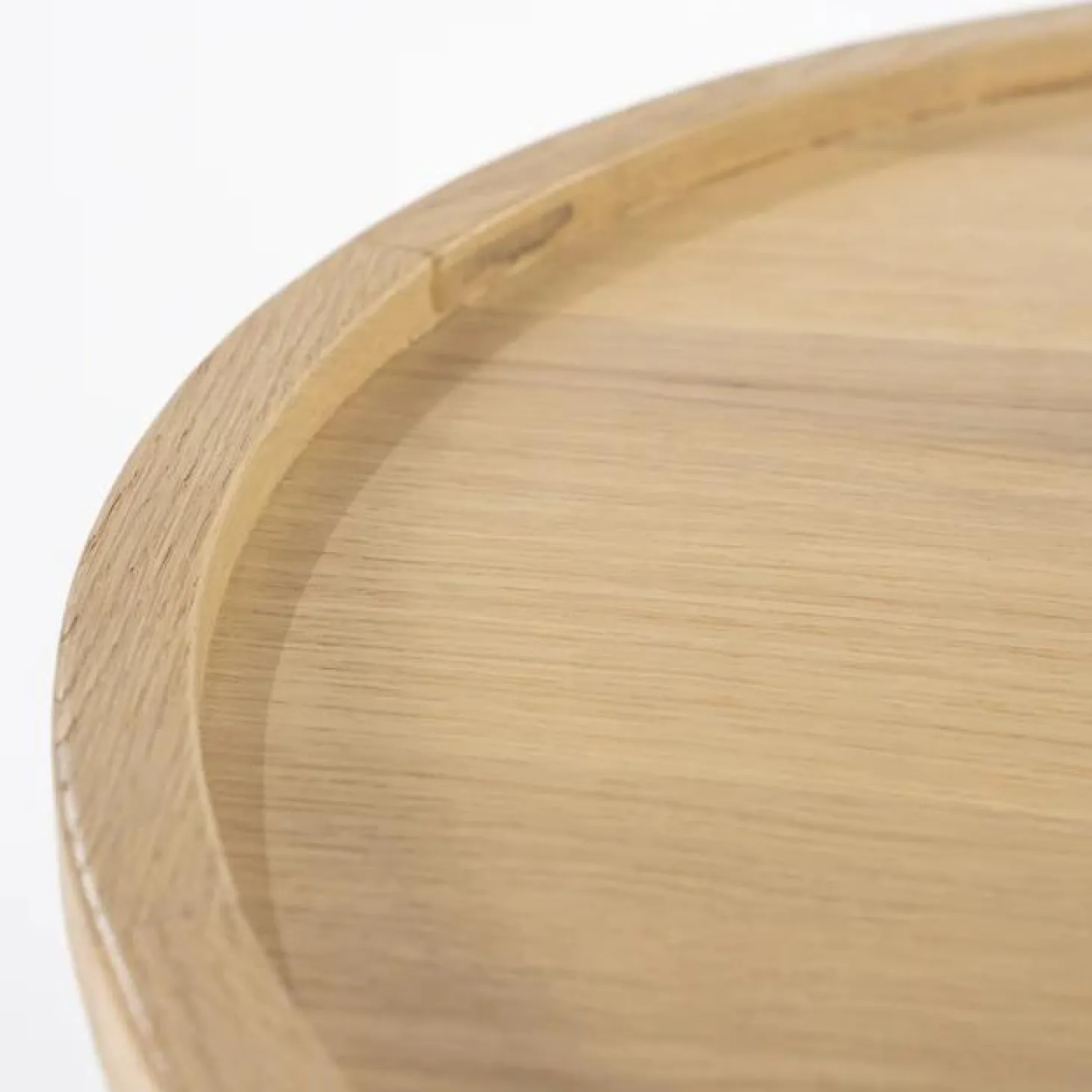 Ronde Salontafelset Leia Eikenhout Naturel - Loft24.nl