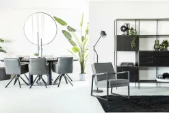 Ronde Spiegel Immense 120cm Zwart - Loft24.nl