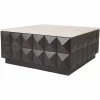 Salontafel Claremont Travertin 90 x 90 cm - Bruin - Loft24.nl