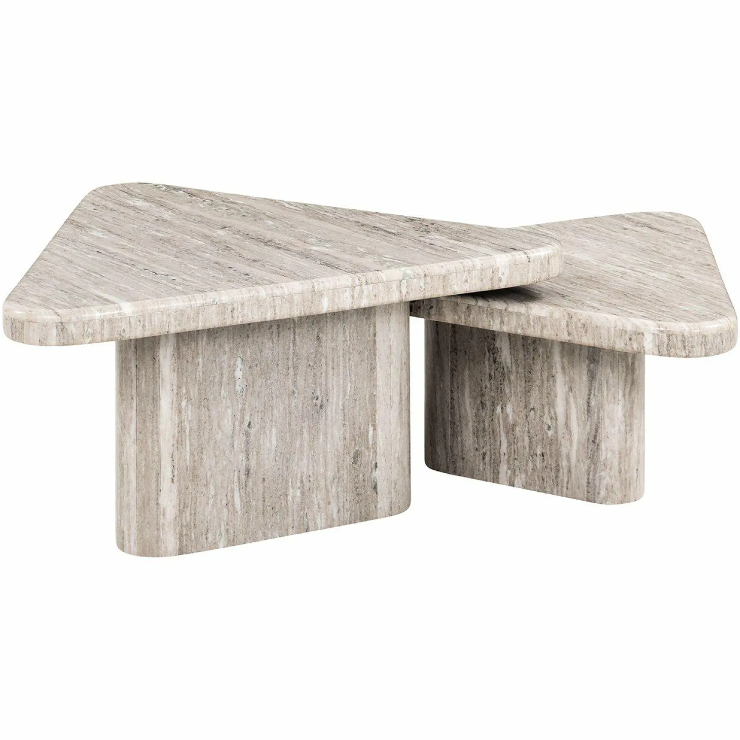 Salontafel Dwayne Marmer - Set van 2 stuks - Loft24.nl