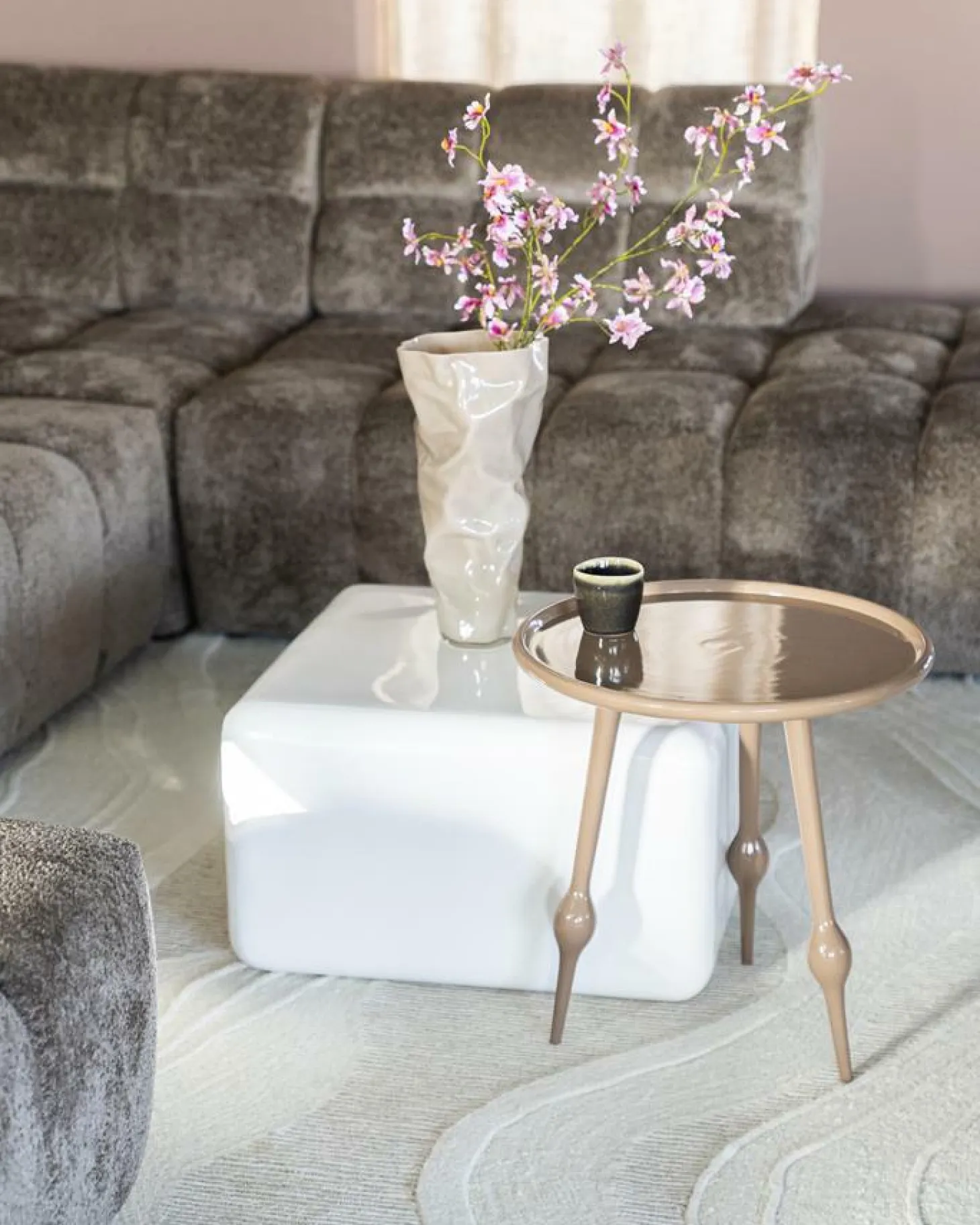 Salontafel Iro 90 x 90 cm - Wit - Loft24.nl
