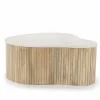 Salontafel Kira Medium Mangohout en Marmer - Loft24.nl
