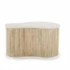 Salontafel Kira Small Mangohout en Marmer - Loft24.nl