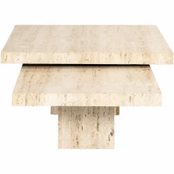 Salontafel La Cantera Travertin - Set van 2 stuks - Loft24.nl