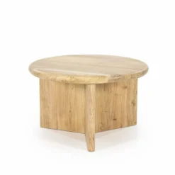Salontafel Leoti Acaciahout - Naturel 60cm - Loft24.nl