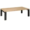 Salontafel Lido Eiken en metaal 135 x 75 cm - Loft24.nl
