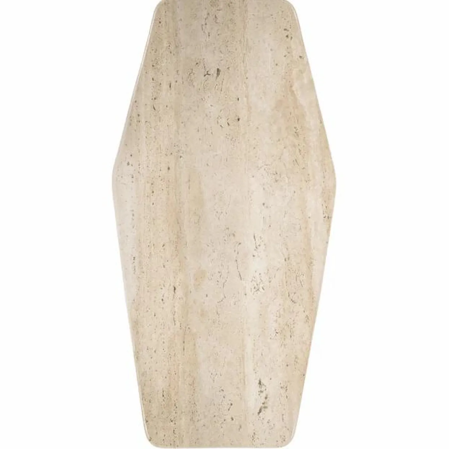 Salontafel Luna Mangohout en Travertin 128 x 63cm - Loft24.nl