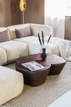 Salontafel Mila Mangohout Bruin – 70x53cm - Loft24.nl