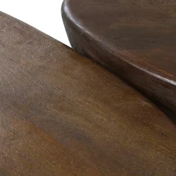 Salontafel Mila Mangohout Bruin – 70x53cm - Loft24.nl