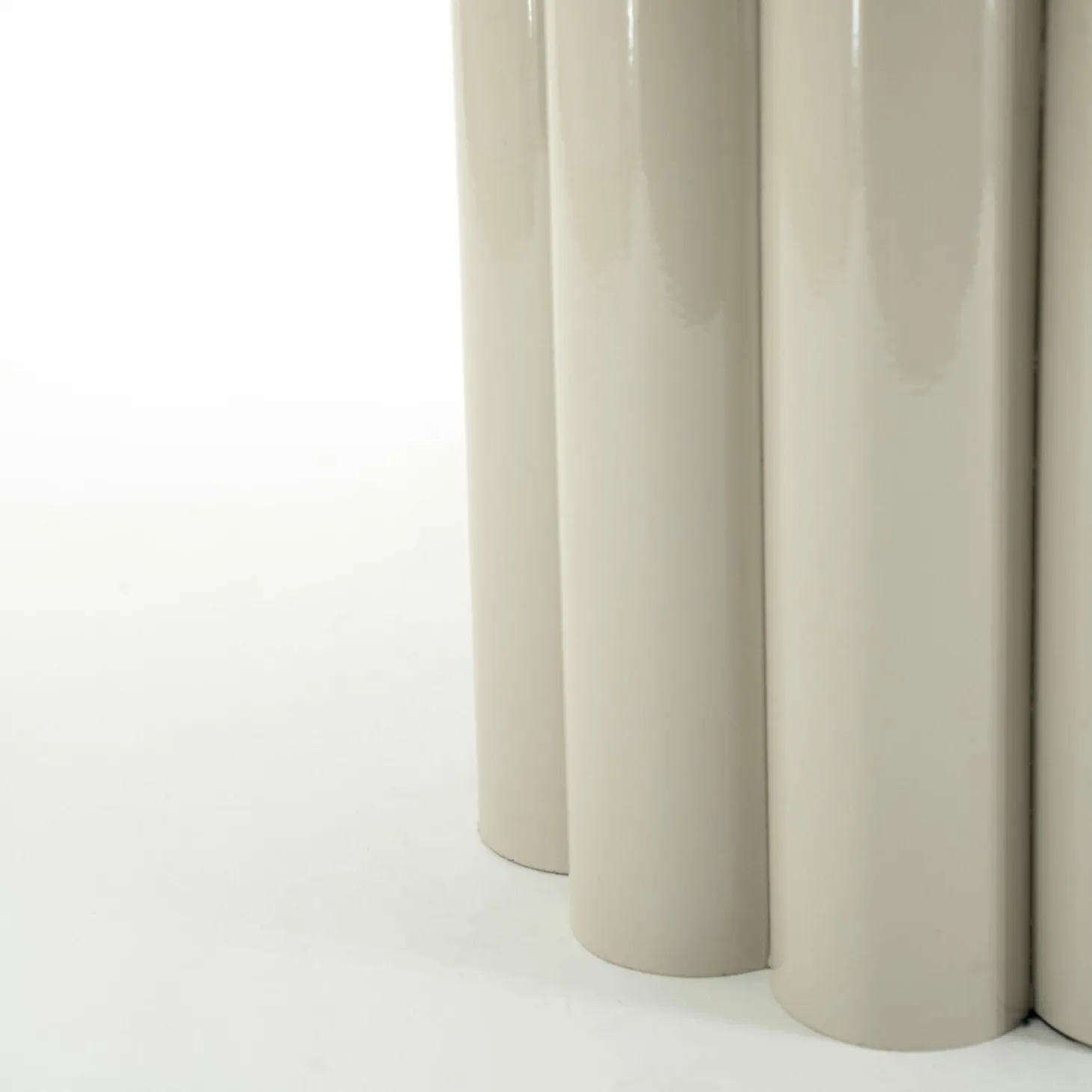 Salontafel Olympa Metaal Ø63cm - Beige - Loft24.nl