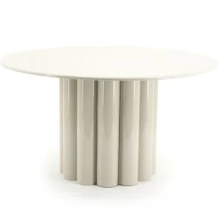 Salontafel Olympa Metaal Ø63cm - Beige - Loft24.nl