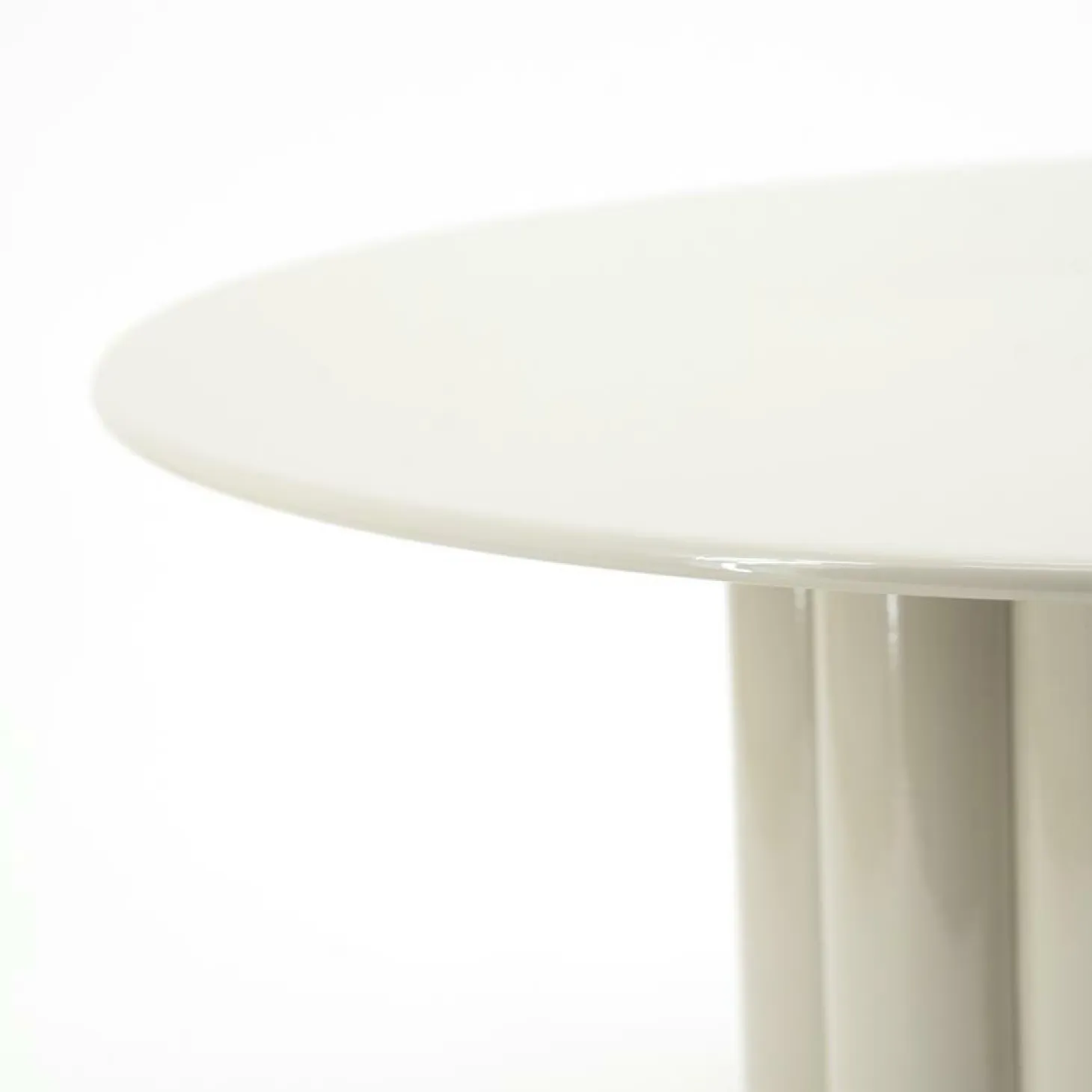 Salontafel Olympa Metaal Ø63cm - Beige - Loft24.nl