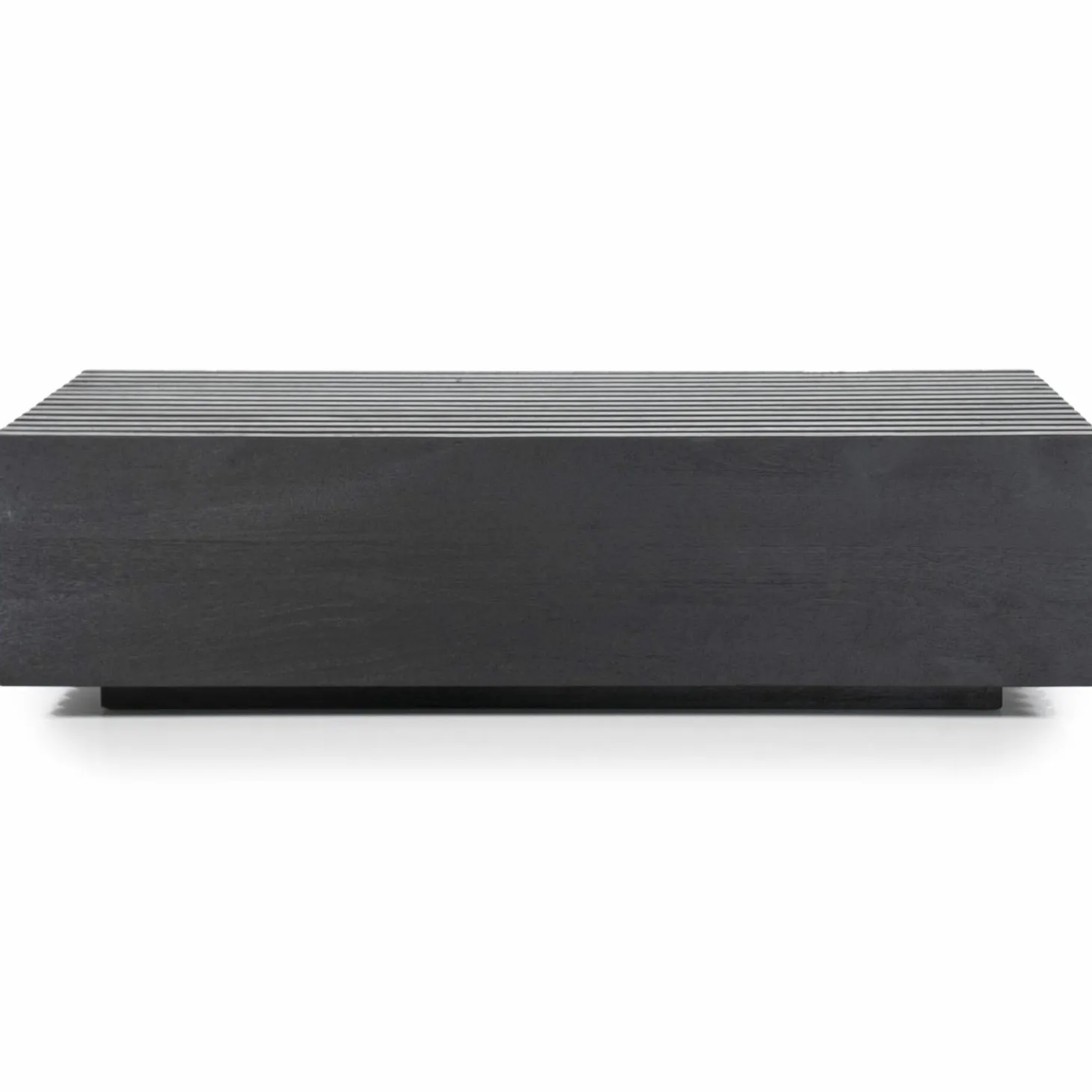Salontafel Tom Mangohout - Zwart 90x90cm - Loft24.nl