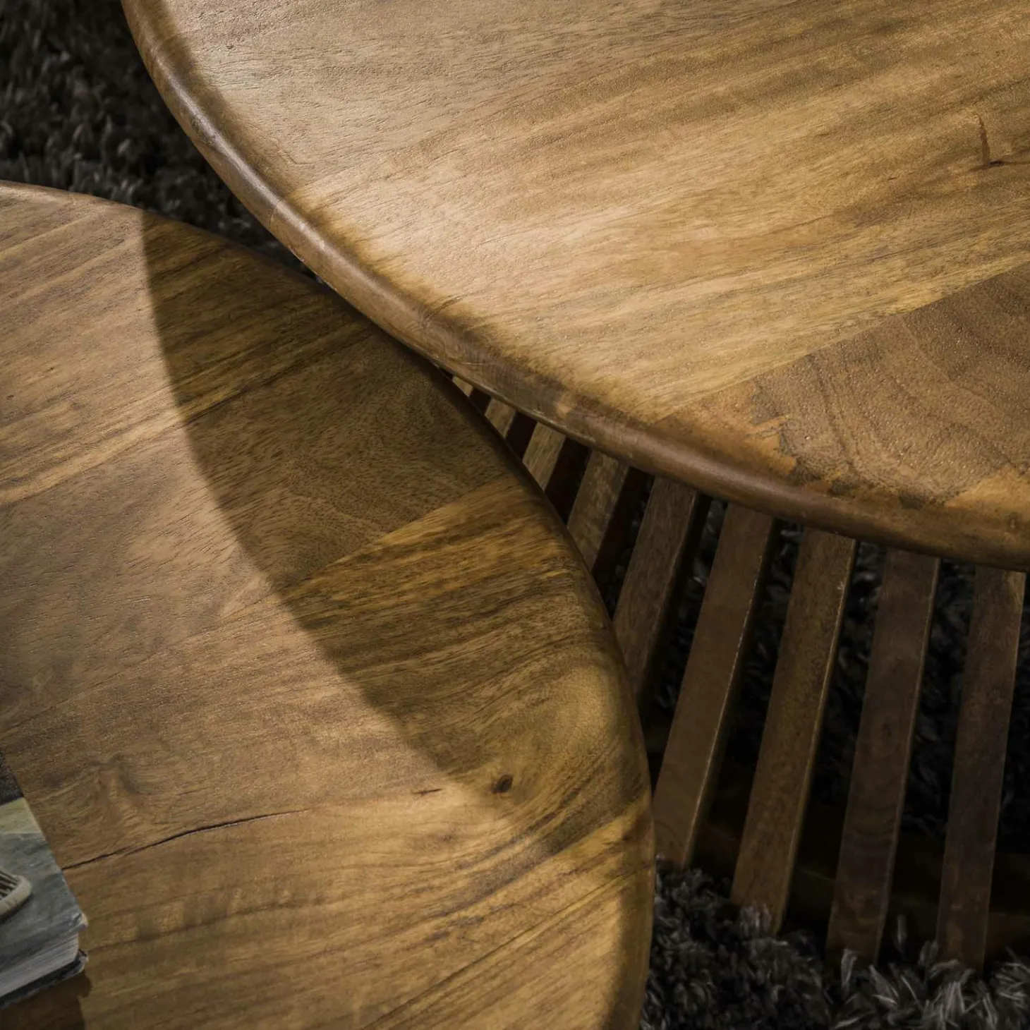 Salontafel Tweak Set van 2 stuks Mangohout - Naturel - Loft24.nl
