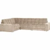 Second date hoekbank links vintage nougat - Loft24.nl