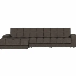 Second date Loungebank links vintage warm grijs - Loft24.nl