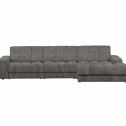 Second date Loungebank rechts grove ribstof terrazzo - Loft24.nl