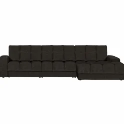 Second date Loungebank rechts vintage antraciet - Loft24.nl