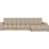 Second date Loungebank rechts vintage nougat - Loft24.nl