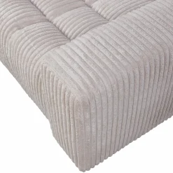 Second Date loveseat Grove ribstof 136 x 101 cm - Naturel - Loft24.nl