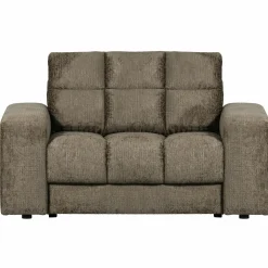 Second Date loveseat structure velvet 136 x 101 cm - Bonsai - Loft24.nl