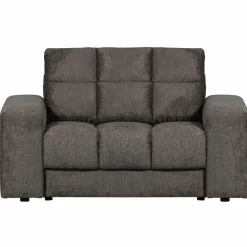 Second Date loveseat structure velvet 136 x 101 cm - Mountain - Loft24.nl