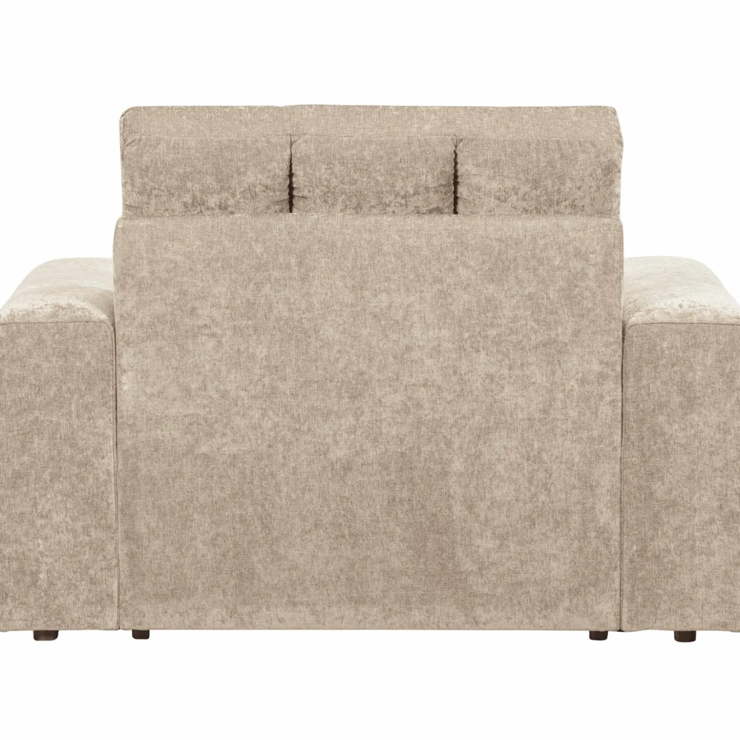 Second Date loveseat structure velvet 103 x 99 cm - Nougat - Loft24.nl