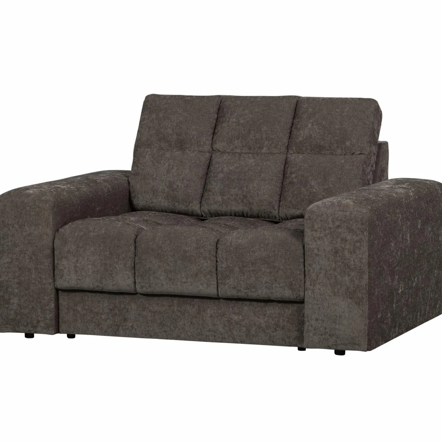 Second Date loveseat Vintage 136 x 101 cm - Warm Grijs - Loft24.nl