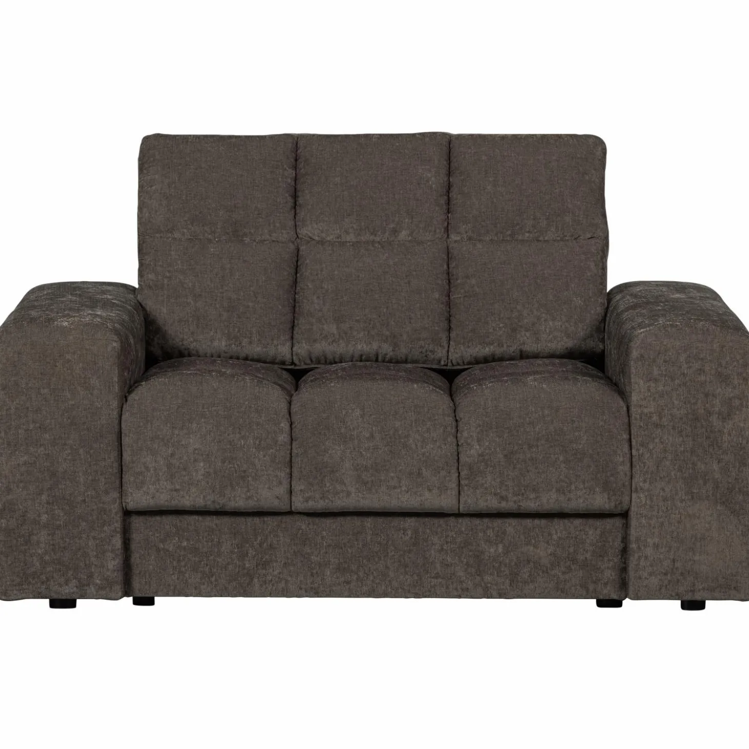 Second Date loveseat Vintage 136 x 101 cm - Warm Grijs - Loft24.nl