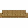 Second date 3-zits bank vintage goud - Loft24.nl