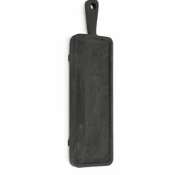Serveerplank Plancha Mangohout 74 cm - Zwart - Loft24.nl