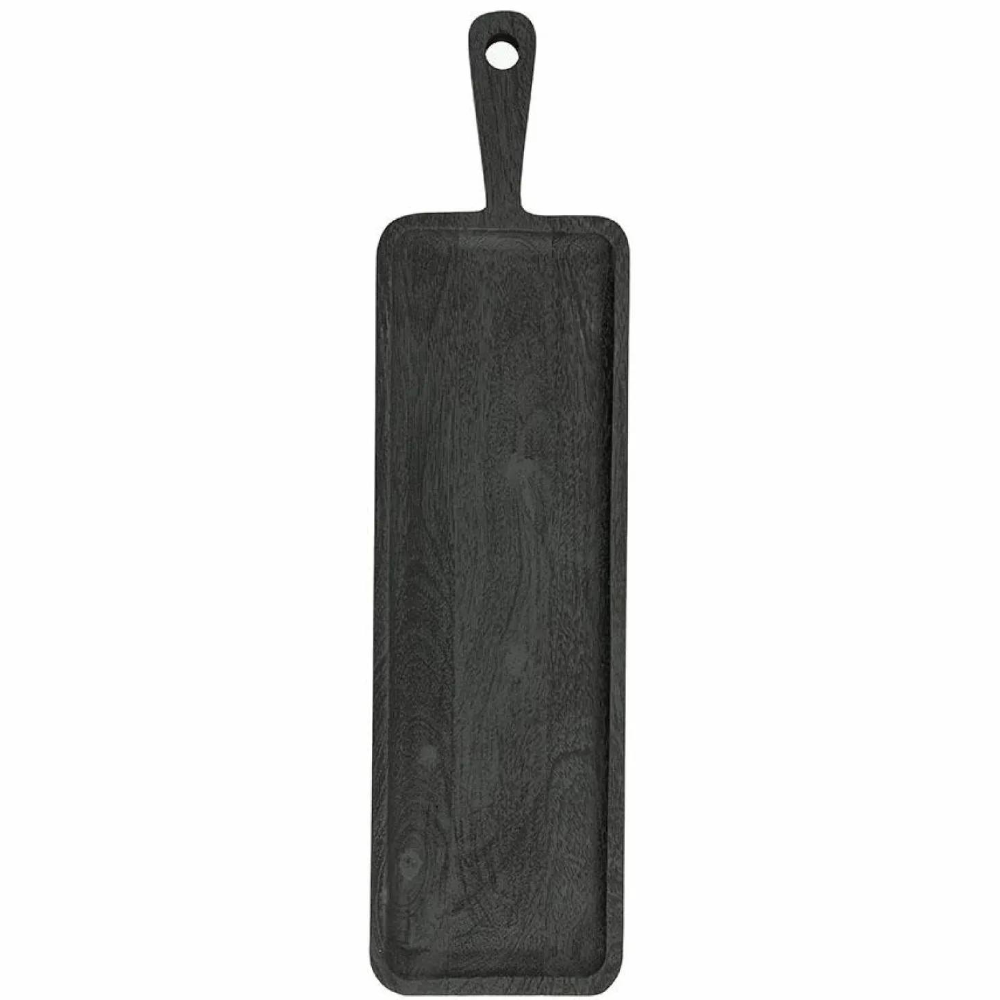 Serveerplank Plancha Mangohout 74 cm - Zwart - Loft24.nl