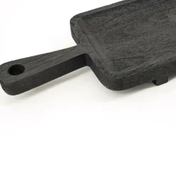 Serveerplank Plancha Mangohout 74 cm - Zwart - Loft24.nl