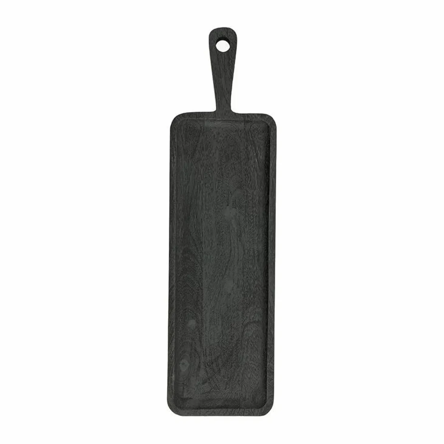 Serveerplank Plancha Mangohout 60 cm - Zwart - Loft24.nl