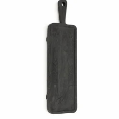 Serveerplank Plancha Mangohout 60 cm - Zwart - Loft24.nl