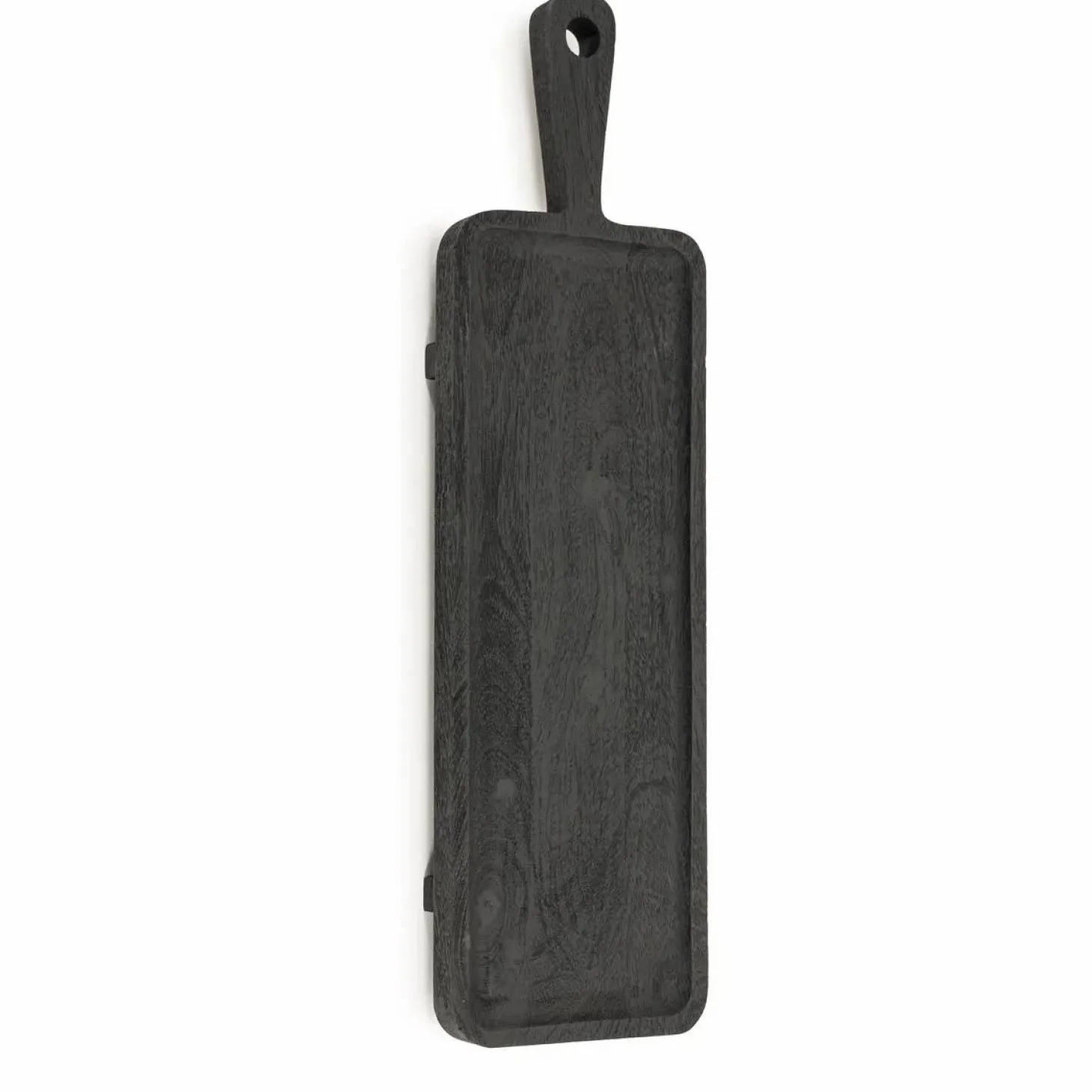 Serveerplank Plancha Mangohout 60 cm - Zwart - Loft24.nl