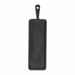 Serveerplank Plancha Mangohout 60 cm - Zwart - Loft24.nl