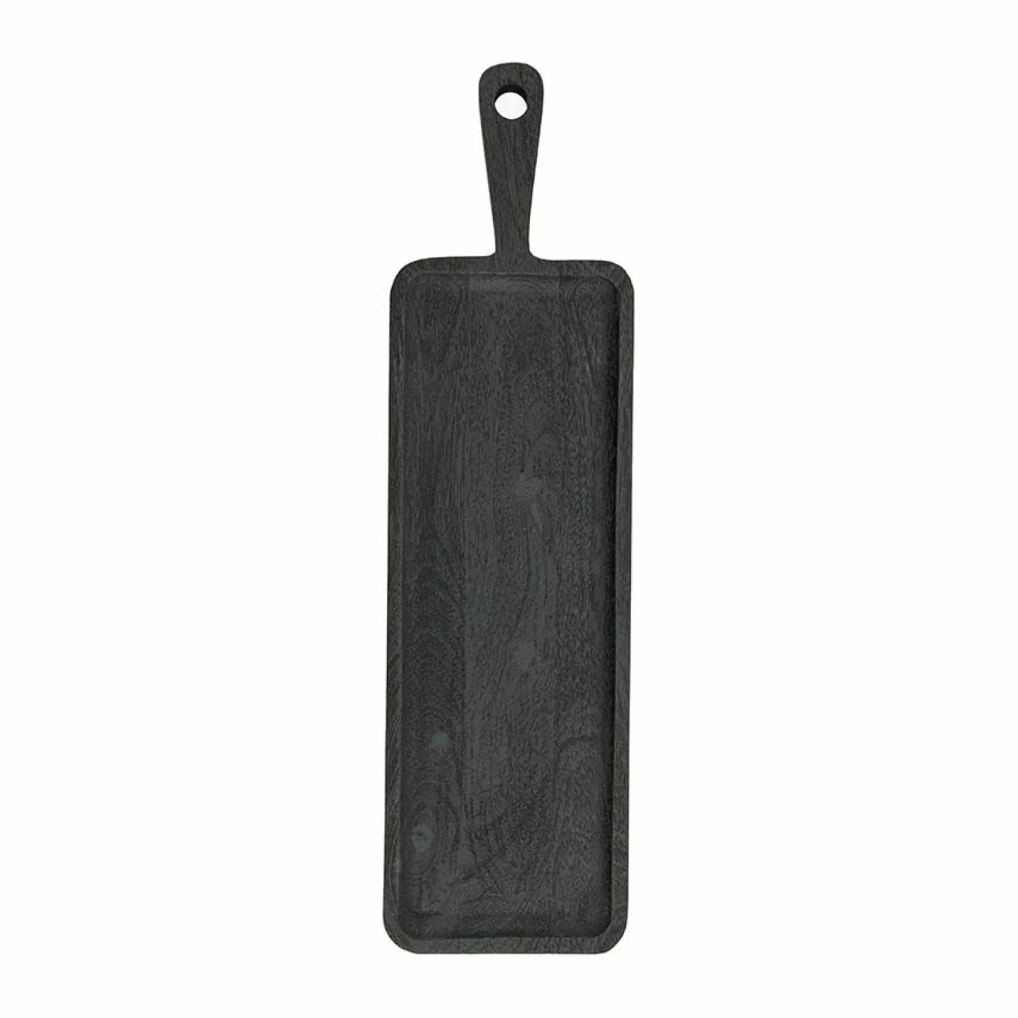 Serveerplank Plancha Mangohout 60 cm - Zwart - Loft24.nl
